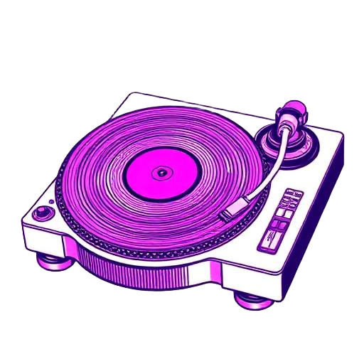 DJ turntable